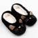 Women's socks minaku "bunny", black color, size 36-37 (23 cm)
