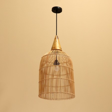 Ceiling Lamp from Rotan "Andreas", 1 × 120 W, E27, 30 × 30 × 60 cm-1