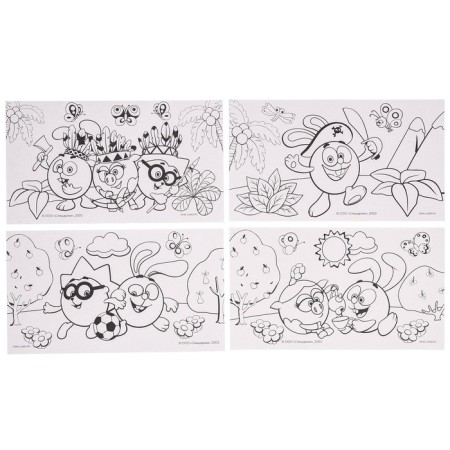 Set for creativity, 35 items "Krosh and Hedgehog", Smeshariki-4