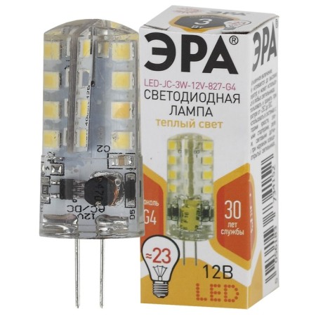 LED LED era Standard "Capsula", 3 W, G4, 240 lm, 2700k, glow warm white