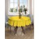 The tablecloth on the table "Texture of the Sun", round, Saten, d = 150 cm