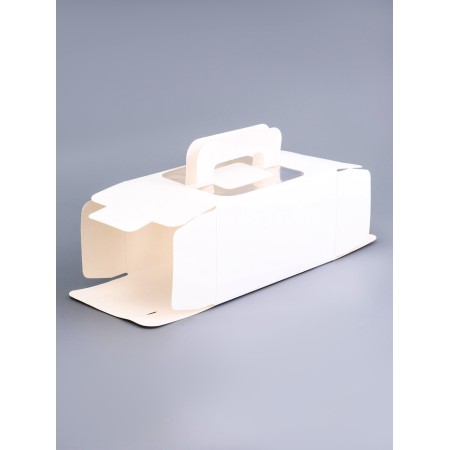 Box for roll, white, 16.5 x 11 x 9 cm. Confectionery packaging-2