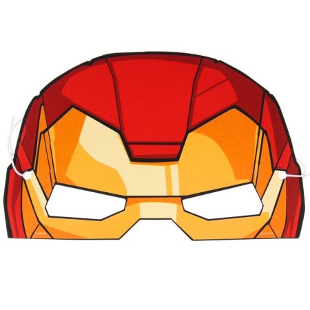 Set of carnival mask and butterfly "iron man", avengers-2