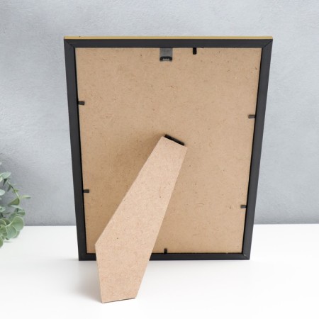 Photo frame Plastic "Mira" 21x29.7 cm, (A4) gold (plastic screen)-3