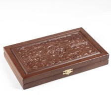 Carved backgammon 