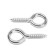 Shurup-ring Stroybat, white zinc, 5x40 mm, 2 pcs