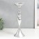Summary of Metal for 1 candle "elegant" silver 38x13x13 cm