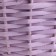 A set of wicker baskets (willow), d24x13/26, D18x11/23 cm, 2 pcs, lilac