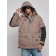 Male winter jacket, size 52, brown color