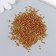 12/0 round beads in the bottle "golden" transparent-color 20 g