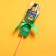 Lollipop with a seal on the stick "February 23", taste: Mohito, 28 g. (18+)