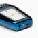 Electronic lighter with clock, compass and lantern, USB, spiral, 7.5 x 2.5 x 2 cm, blue