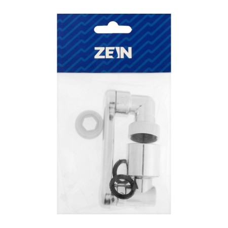 Zein Z3634, rotary, adjustable, corner, 2 modes, chrome-9