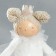 Interior doll "Princess in a white outfit, with heart" 43x18x19.5 cm
