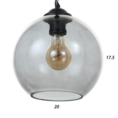 Lamp Bayerlux 2537/1bk E27 40W black 20x20x20-120 cm-5