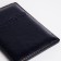 Cover for passport, dark blue color