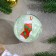 Christmas tree decoration for painting "Christmas trees" Size: 8 cm; 2 pcs., Brush