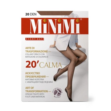 Women's tights minimi Calma 20 den 3d, tan color (Daino), size 4 (l)-4