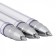 Gel pen, set, 3 pieces, ZHK "Sonnet" 0/5/0/8/1, white