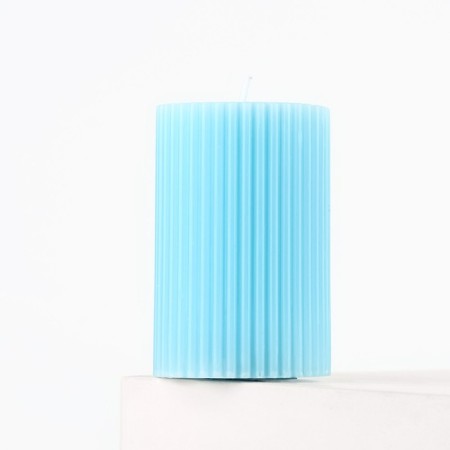 Aromatic candle column "Magic of aroma", vanilla aroma, 7.5 x 5 cm.-1