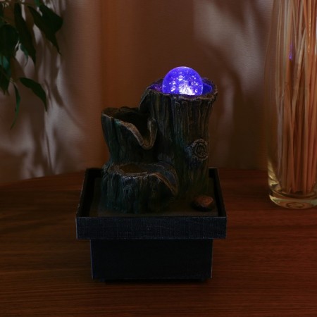 Fountain "Bryvna Vertical" 14x14x19 cm (with backlight)-2