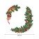 Tables on the table "Christmas decorations", round, Saten, d = 150 cm
