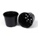 Pot for seedlings, 520 ml, D = 11 cm, h = 11 cm, black, Greengo