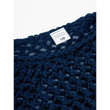 Свитер для девочки Amarobaby Knit Trend, рост 140 см, цвет синий-12