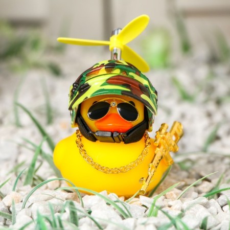Duck with a propeller yellow, Hakki helmet-1