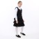 School suit for girls, black color, height 134 cm