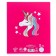 Notebook in a cage 12 sheets, 5 types of mix, cover coated cardboard, Minnie Mouse and unicorn