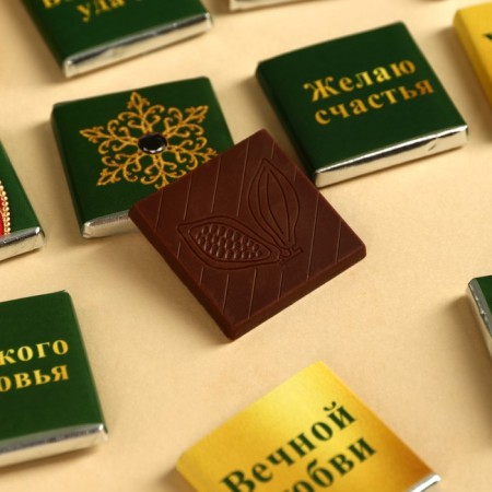 Milk chocolate "Happy New Year", 60 g (12 pcs. X 5 g).-3