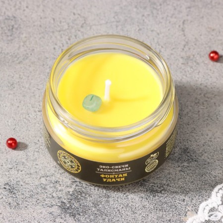 Eco-light magic "Fontane of good luck" from natural wax, 7x5 cm-2