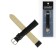 Solomon watch strap, 16 mm, genuine leather, L-20 cm, black