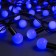Garland “thread” 10 m with nozzles “balls 2.5 cm”, IP44, dark thread, 100 LED, glow blue, 8 modes, 220 V