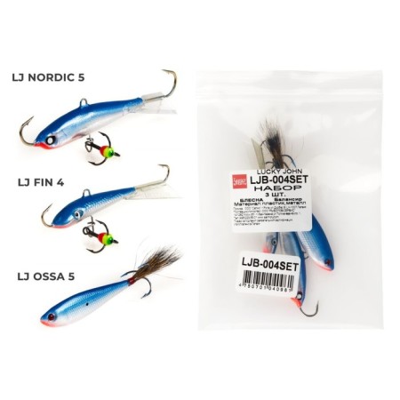 Balancir Lucky John set 4 mix color 15h, 3 pcs.-8