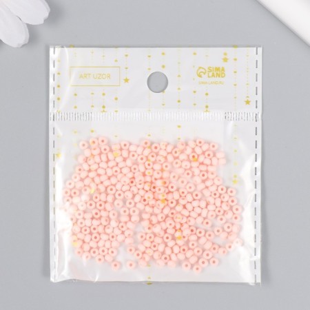 Glass beads 8/0 "Marshmallow. Matte. Persian" 10 g-3