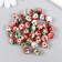 Beads for creativity plastic "Spray of paint. Red and green" set of 20 g 1x1 cm