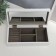 Casket wood for jewelry "White Weaving" 8x27x12.2 cm
