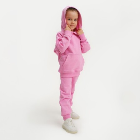 Костюм для девочки (худи, брюки) KAFTAN "Basic line", размер 38 (146-152), цвет розовый-5