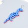 Plastic keychain "Sharnary dinosaur Diplodo" MIX 6x1.5x20 cm