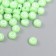 Beads for creativity plastic "English letters" Green set 20 g 0.4x0.7x0.7 cm