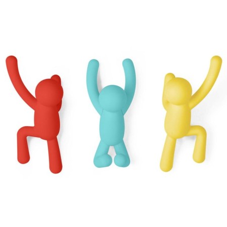 Buddy crush hangers, 3 pcs, multi-colored
