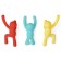 Buddy crush hangers, 3 pcs, multi-colored