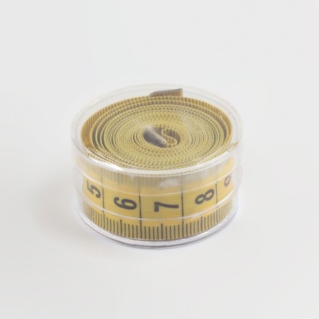 Centimeter tape in a case, 150 cm, color mix-7