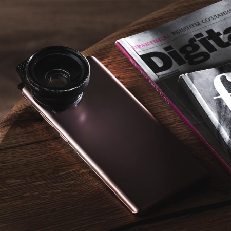 A wide-angle macro lenses for a phone 2 in 1, 0.45x, 37 mm, black-1