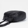 Women's backpack made of artificial leather with lightning, black color