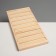 Standing for rings 9 stripes, 15 × 28.5 × 2 cm, beige color