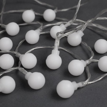 Garland “thread” 3 m with nozzles “balls”, ip20, transparent thread, 20 LED, glow of multi, AAH3-2