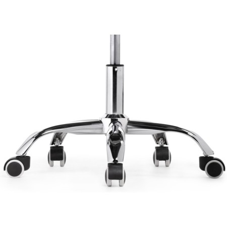Computer chair Trizor Metal/Eco -leather, Chrome/Black/White 53x53x69 cm-7